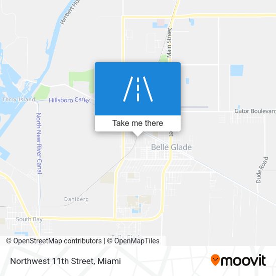 Mapa de Northwest 11th Street