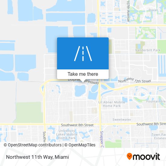 Northwest 11th Way map