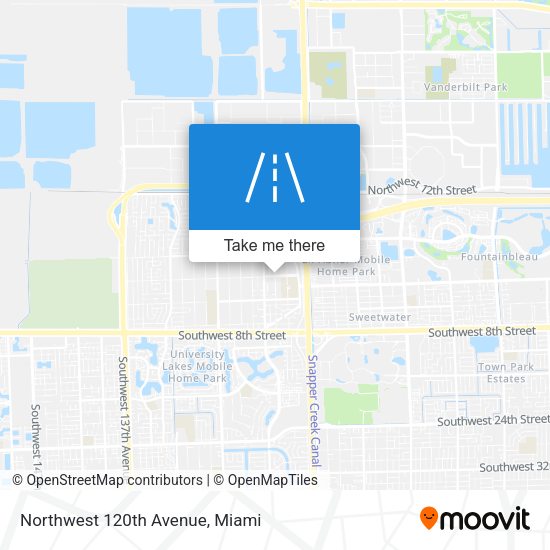 Northwest 120th Avenue map