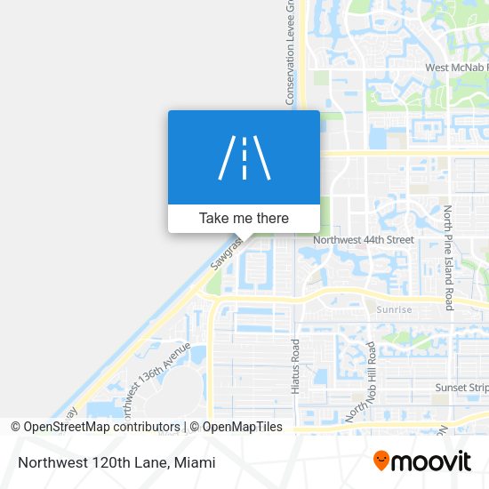 Northwest 120th Lane map