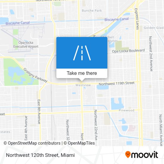 Mapa de Northwest 120th Street