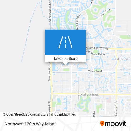 Northwest 120th Way map