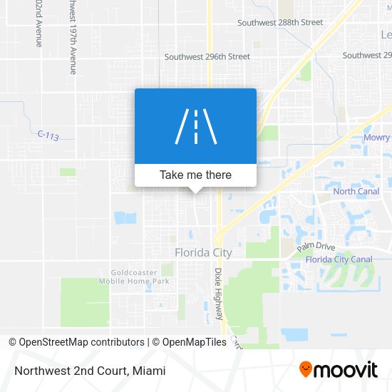 Northwest 2nd Court map