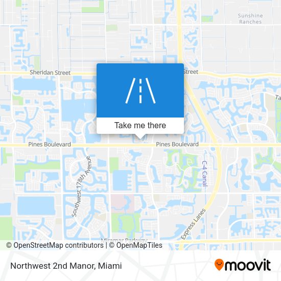 Mapa de Northwest 2nd Manor