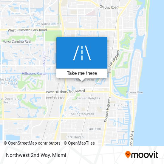 Mapa de Northwest 2nd Way