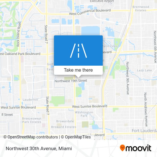 Mapa de Northwest 30th Avenue
