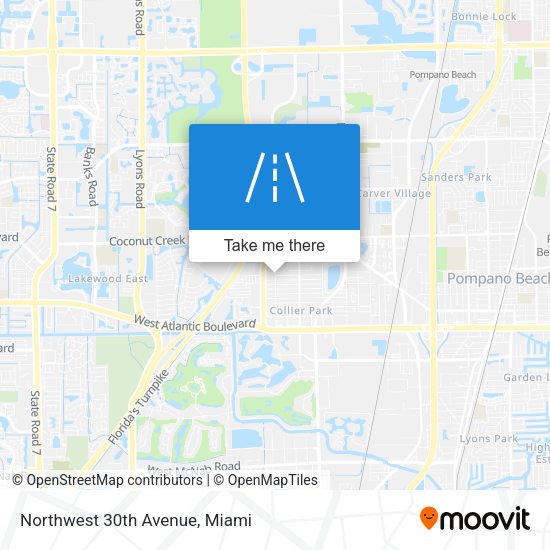 Mapa de Northwest 30th Avenue
