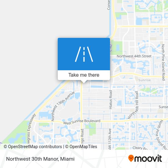 Mapa de Northwest 30th Manor