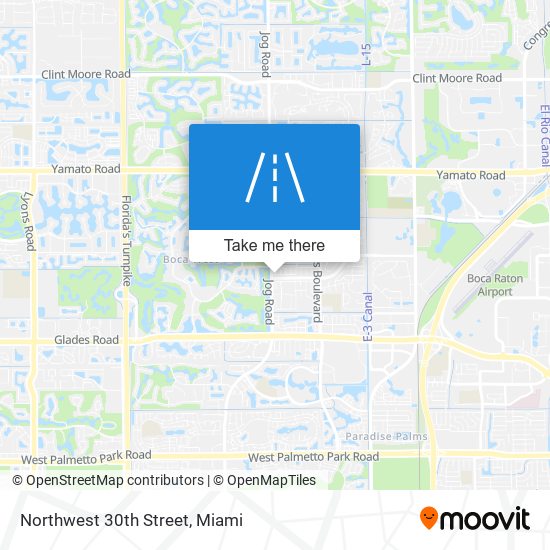 Mapa de Northwest 30th Street