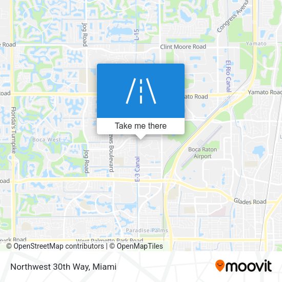 Mapa de Northwest 30th Way
