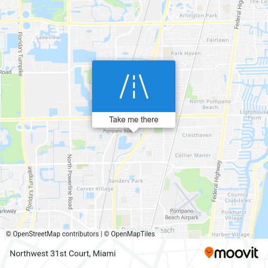 Mapa de Northwest 31st Court