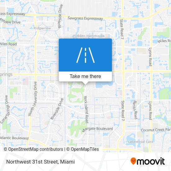 Northwest 31st Street map