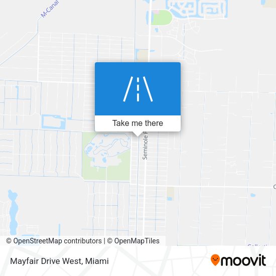 Mapa de Mayfair Drive West