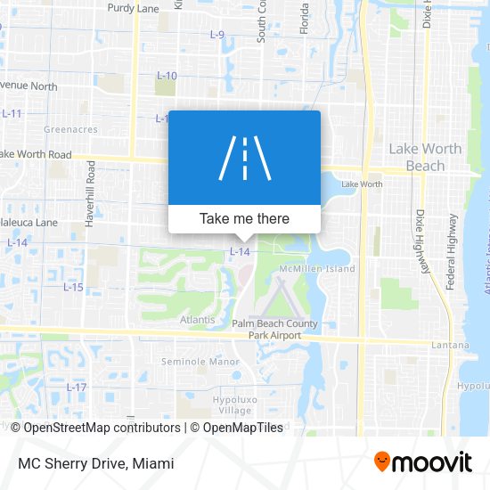 Mapa de MC Sherry Drive