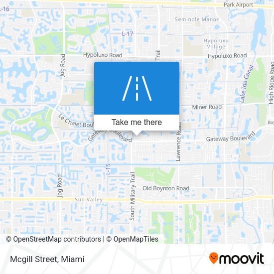Mapa de Mcgill Street