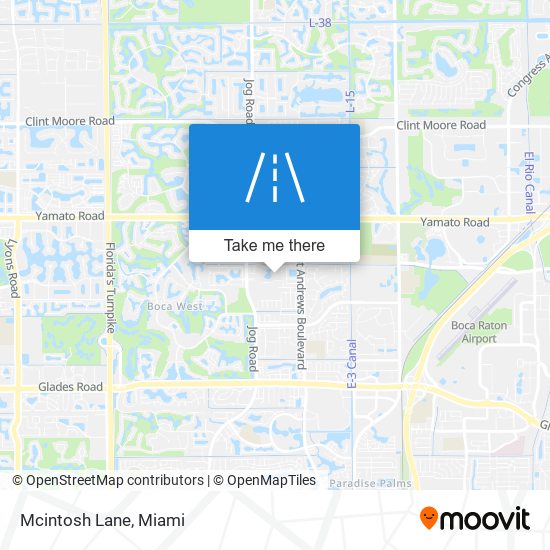 Mapa de Mcintosh Lane