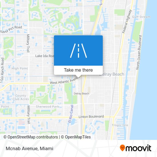 Mapa de Mcnab Avenue