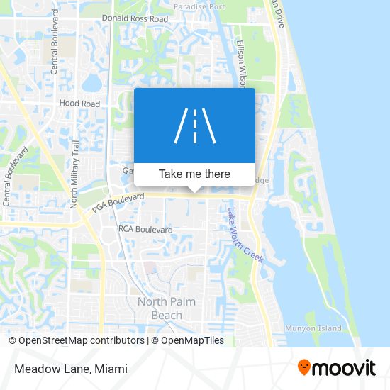 Meadow Lane map