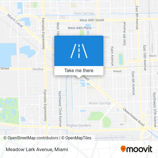 Mapa de Meadow Lark Avenue