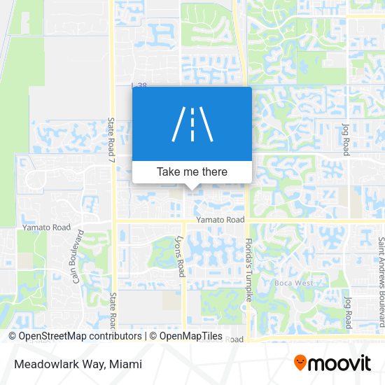 Mapa de Meadowlark Way