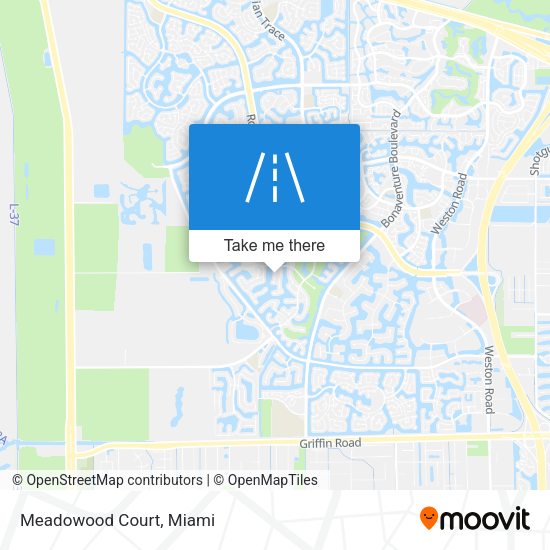 Mapa de Meadowood Court