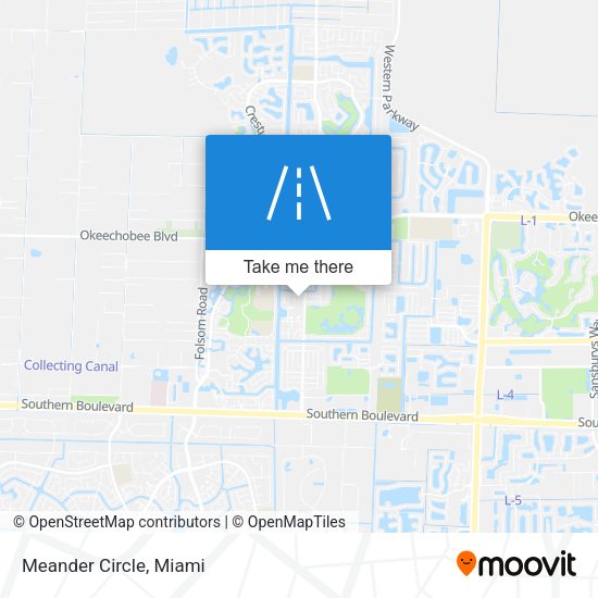 Mapa de Meander Circle