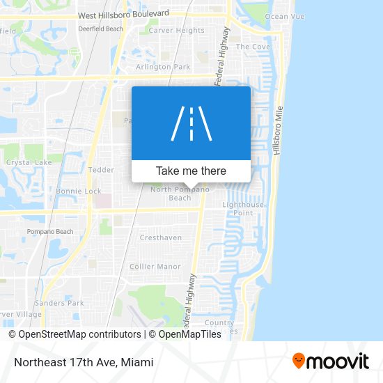 Mapa de Northeast 17th Ave
