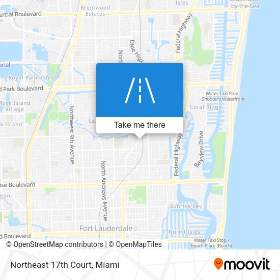 Mapa de Northeast 17th Court