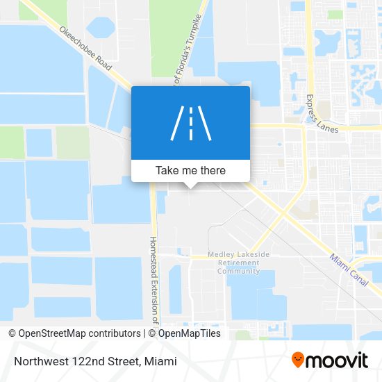Mapa de Northwest 122nd Street