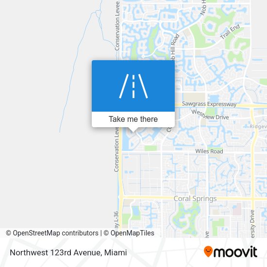 Northwest 123rd Avenue map