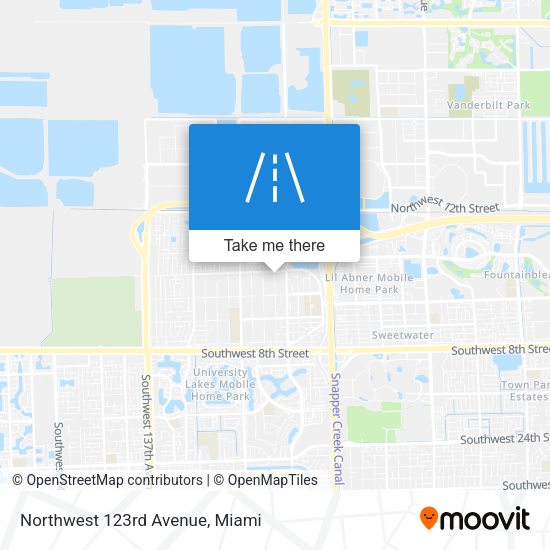 Northwest 123rd Avenue map