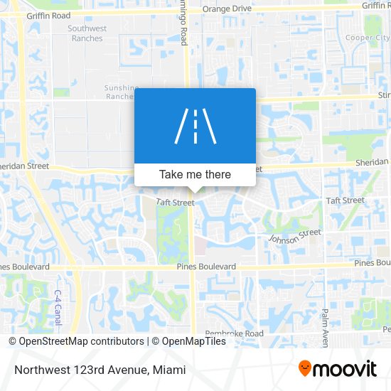 Northwest 123rd Avenue map