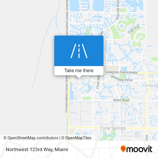 Northwest 123rd Way map