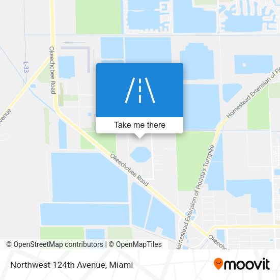 Mapa de Northwest 124th Avenue