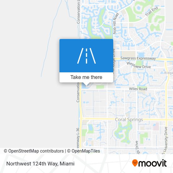 Mapa de Northwest 124th Way