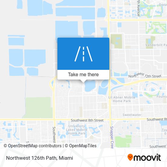 Mapa de Northwest 126th Path