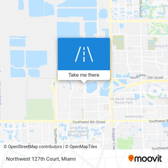 Northwest 127th Court map
