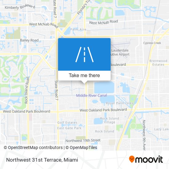 Northwest 31st Terrace map