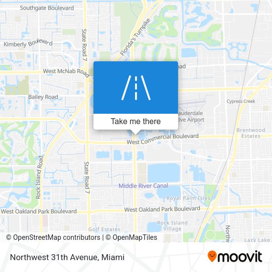 Mapa de Northwest 31th Avenue