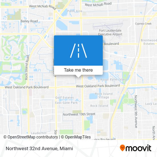 Northwest 32nd Avenue map