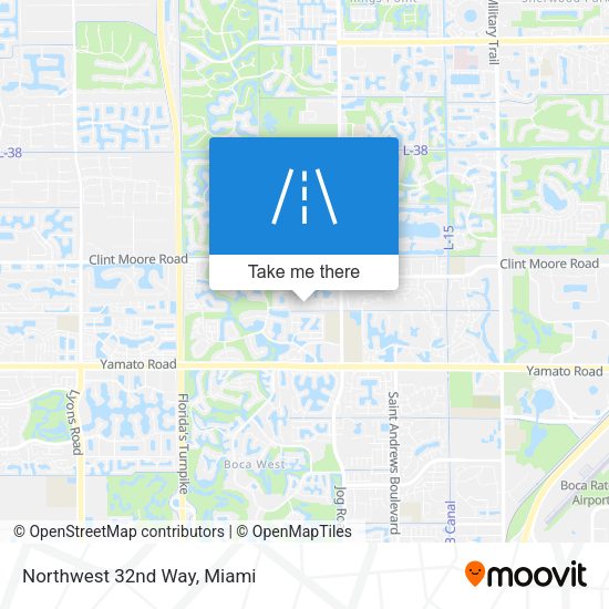 Mapa de Northwest 32nd Way