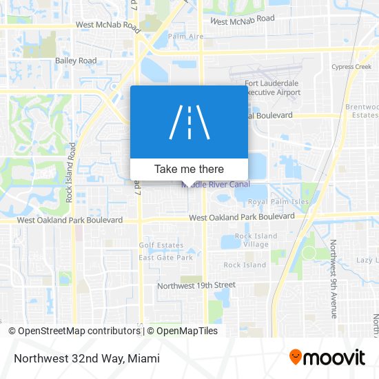 Northwest 32nd Way map