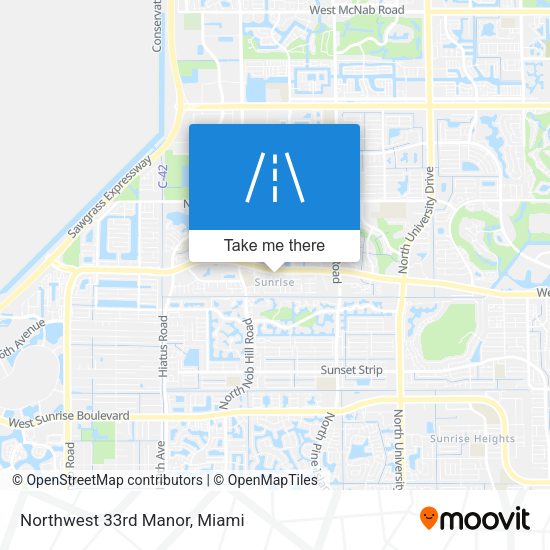 Mapa de Northwest 33rd Manor