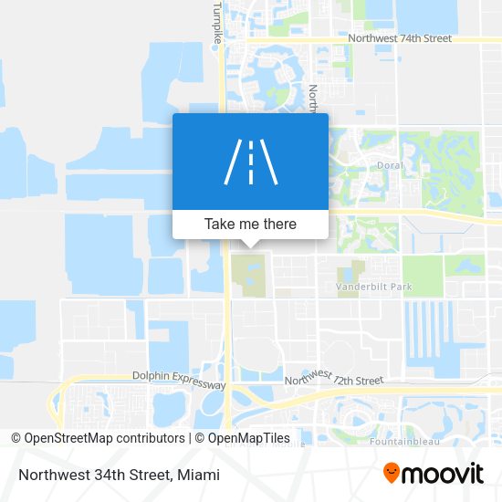 Mapa de Northwest 34th Street