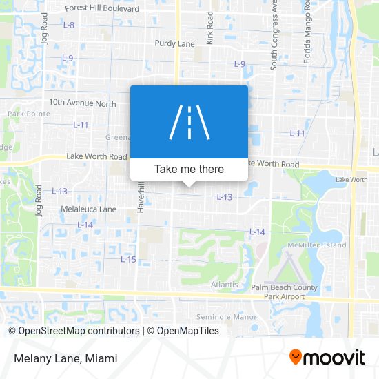 Mapa de Melany Lane