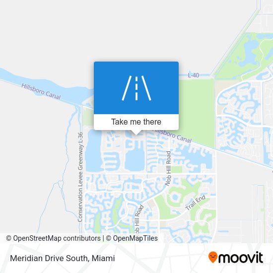 Mapa de Meridian Drive South