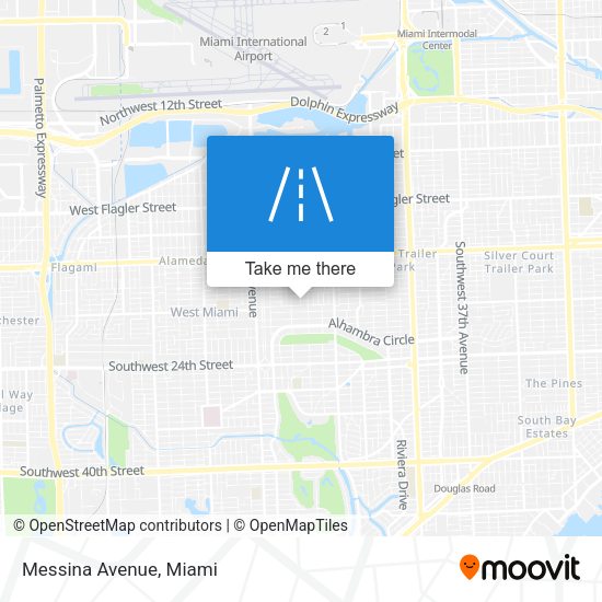 Mapa de Messina Avenue