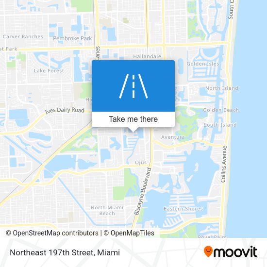 Mapa de Northeast 197th Street