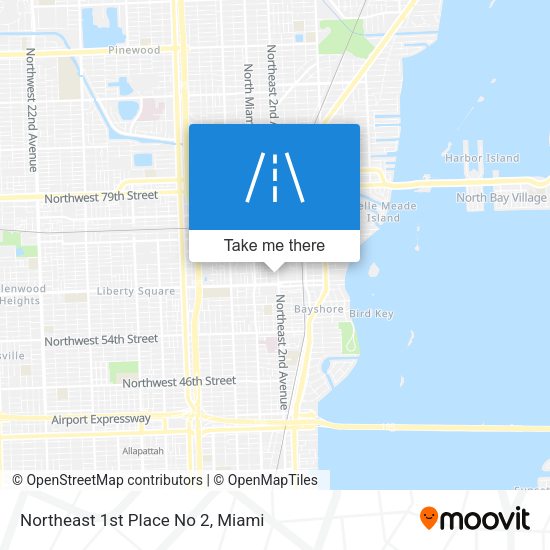 Northeast 1st Place No 2 map