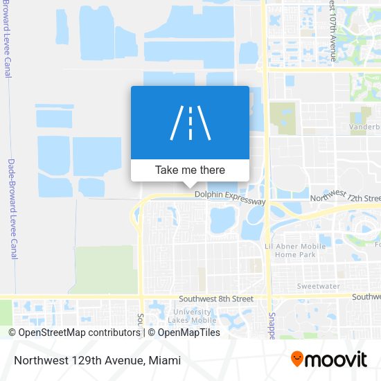 Mapa de Northwest 129th Avenue